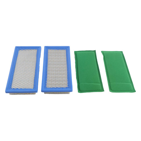 2 Pack 710266 Air Filter With Pre Filter For 9 To 15 HP Single Cylinder Vanguard Engines