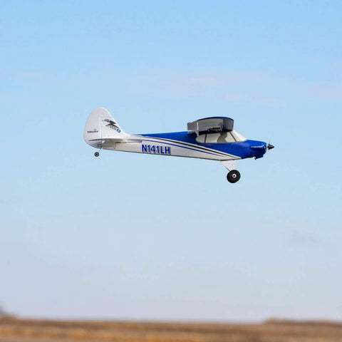 Sport Cub S 2 RC Airplane BNF Basic with Safe Technology Ideal Trainer for Beginners and Pros Alike In Flight