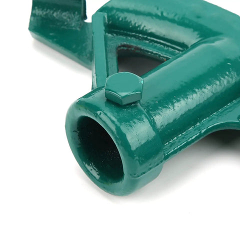 Close-up of Smooth Bend 21mm Pipe Bender Manual Tube Bending Tool, highlighting heavy duty 45# steel construction and design features.