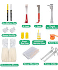Beekeeping Essentials Starter Kit For Beginners With Full Body Bee Suit Including Bee Smoker Beehive Frame Holder Grip Hive Tools 31 Piece Set