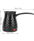 600W Electric Turkish Coffee Pot With Removable Handle, 600ML Portable Kettle For Tea And Coffee, Fast Brew, No Spill Pour