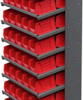 Space Saving Stackable Storage Bins for Garage Pantry and Craft Room Tough As Nails Heavy Duty Plastic Organizer Bins 9x6x5 Inches