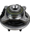 Front view of Front Wheel Bearing And Hub Assembly For Ford F150 4WD 2005 2008 And Heritage 2004 Lobo 6 Lugs With ABS