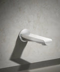 Avid Wall Mount Spout Nondiverter with One Half Inch NPT or Slip Fit Connection Seven And Three Sixteenths Inch Reach on wall