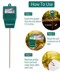 Soil Moisture Meter For Plants Indoor And Outdoor Hygrometer Moisture Sensor Plant Water Meter How To Use Guide