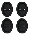 Slick Auto Door Lock Buffers Shield Metal Buckles From Gnarly Scratches While Acting As Sound Deadening Cushions For A Tight Fit And Super Smooth Shuts On Your Daily Driver Keeping Trim Fresh - black silicone bumpers kit.