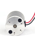 Super Cool 7W Brushed Dc Gear Motor With Strong Torque For 12V 24V Systems Operating At 2000Rpm, showing the motor rear with wires.