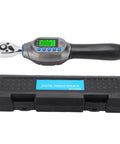 Digital Torque Wrench 1/4 Inch CRV Steel High Precision Electric Driver For Automotive And Bike Maintenance 13-265 Lb-In with carrying case