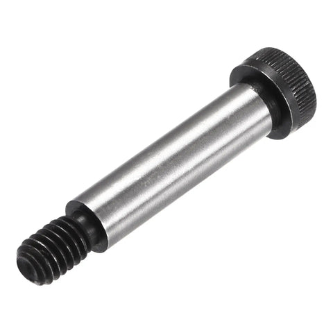 Straight Up Hardcore Alloy Steel Hex Socket Head Shoulder Bolts 1-3/4 X 3/8 Inch Stripper Fasteners 5/16-18 Thread, profile view of a steel bolt.