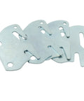 Premium 4 Piece Wood Bed Rail Hook Plates With Rust Proof Zinc Alloy Finish Heavy Duty Bed Frame Brackets set for locking headboards.