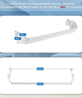 Door Bar Rack Middle Shelf Replacement For Frigidaire And Kenmore Refrigerators, Part 240534701, AP3214631 PS734936 dimensions
