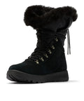 Black Women's Hi-Top Winter Boots With Omni-Heat Insulation, Omni-Grip Non-Marking Traction, Techlite Cushioning, Size 8.5