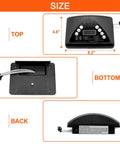 Digital Control Panel Replacement For Electric Smokers Works With 20070211 20070311 20070411 showing top, bottom, and back views.