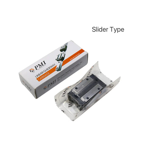 High Precision PMI Linear Guideway Carriage For CO2 Laser Cutting Machine Universal Metal Parts self-aligning slider type with packaging.