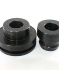 Bead Roller Die Set For Tubing 1-1/2 Inch ID And Larger, Fits Most 22mm Shaft Rollers, shown as two black metal dies