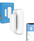 One Pack Smart Door And Window Sensor Tracking Entries To Keep Your Pad Secure While Sending Instant Push Alerts For Straight Up Home Protection And Hands Free Voice Command with smartphone interface.