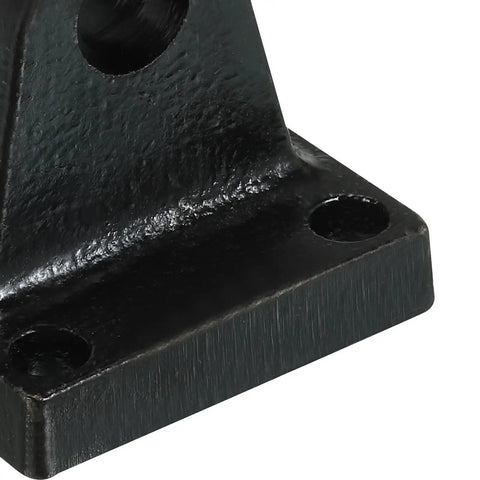 Beefy Durable Pneumatic Cylinder Foot Flange Mounting Bracket 45x45x46mm rear mount black steel base with bolt holes