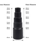 8 Piece Vacuum Attachment Kit With 32mm One And Quarter Inch Standard Hose Universal Connector for 27mm to 50mm hoses adapters