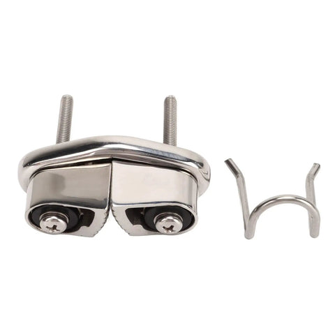 Straight Up Lightweight Stainless Steel Cam Clamps Offering Rock Solid Line Grip With Progressive Teeth And Smooth Polish For No Hassle Boat Projects And Effortless Marine Setup Days