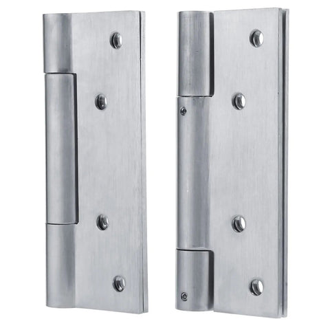 2 Pack Self Closing Door Hinges With Hydraulic Buffer For Quiet Smooth Auto Close, Spring Hinge Designed For Wood Doors, Reversible