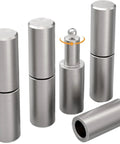Heavy Duty Weld On Barrel Hinges 4-Inch By 1-Inch For Iron Doors And Metal Gates Ball Bearing Weldable Gate Hardware Built To Last Rugged Set