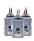 Three Outdoor Wire In Photocell Switches With Photoelectric Sensor For Stem Mount Lighting MCU Powered Light Control JL428C