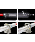 RECI CO2 Laser Tube 90W To 100W Glass Tube 1240Mm Length 80Mm Diameter for CO2 Laser Engraver and Cutter Replacement in holders.