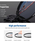 67mm Circular Polarizing Filter With 30 Layer Nano Coatings demonstrating water and scratch resistance, easy to clean surface.