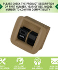Center Console Auto Power Window Switch Tan Ride-Ready For Mazda Miata MX-5 1998 1999 2000 Up Down Function Direct Fit