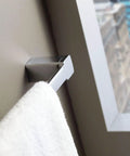 90 Degree 18 Inch Chrome Towel Bar For Bathroom And Kitchen No Fuss Easy Install Wall Mount Durable Corrosion Resistant Bar