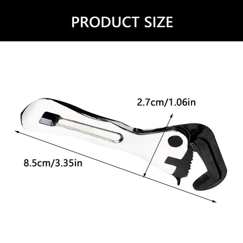 Compact Rough Wrench For Automotive And Furniture Assembly Quick Fixes In Tight Spaces Handy For DIY Enthusiasts And Pros with size dimensions