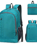 Ultra Light Packable Daypack For Travel And Hiking With Water-Resistant Nylon, Scratch-Resistant And Durable, Multiple Pockets, Green