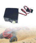 Smooth As Butter Slick Steering Servo Motor Replacement For RC Cars Plug And Play Quick Upgrade Tough Plastic Housing with wiring.