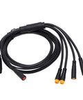Electric Wiring Kit 1 To 5 Wires Lithium Battery Cable Connectors coiled with various colored ends for e-bike modification