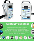 Portable Hand Crank Generator 150W With USB Output And AC 110V 220V, Backup Power For Emergencies Camping And Power Outages