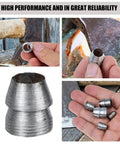 Heavy Duty Splitting Handle Metal Tapered Wedge For Axe Installation showing metal wedges and axe handle crafting