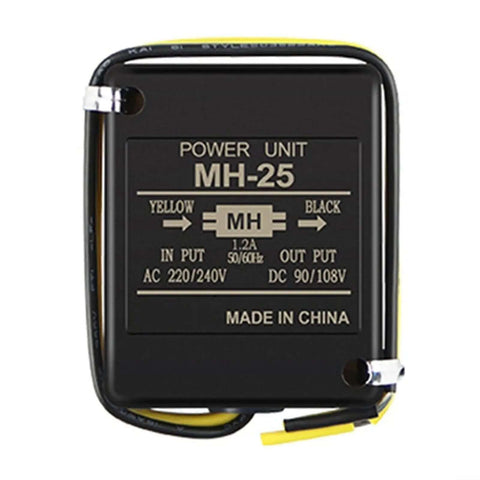 Front view of Rugged Electromagnetic Brake Rectifier With Minimal Vibration For Ultra Smooth Operation Built Tough With ABS Shell Epoxy Potting