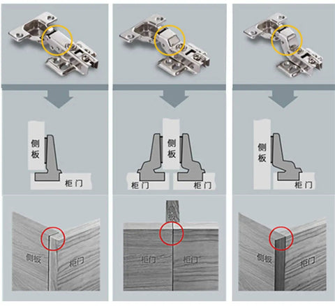 Two Pack 35mm Concealed Hinges Smooth Soft Close Cabinet Doors Rock Solid Rust Proof Steel Face Frame detailed installation guide.