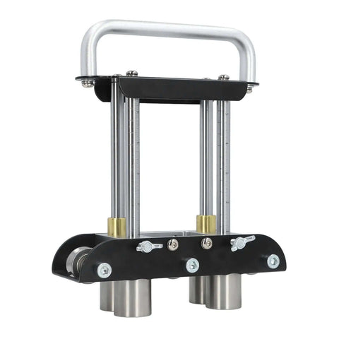 Workhorse Sheet Metal Bending Tool For 0-90 Degree Angles, 0.3-1mm Steel Aluminum Copper Roofing Sheets, roller bender with secure clamps