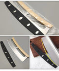 10 Pack Pizza Cutter Sheath Guards With Edge Protection, Portable Knife Covers made from PP material showcased on table