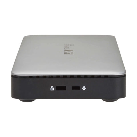 Slick Thunderbolt 4 Docking Station For Laptops Drives Dual Screens With 8K 60Hz Or 4K 144Hz showing ports and sleek design.