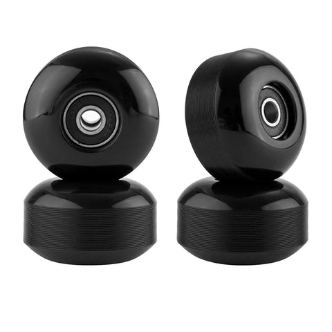 Durable Skateboard Hardware Combo Starter Kit With 52mm Wheels Aluminum Truck Set Bearings And Pads For 7.5 To 8 Inch Decks Black Finish