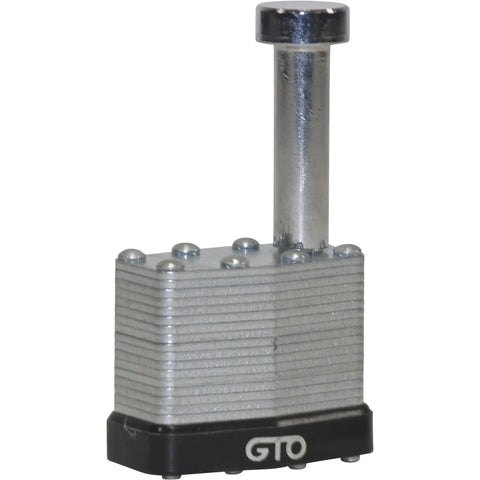 Gate Operator Security Pin Lock FM133 Silver Includes One Lock And Key Keeps Your Gate Secure And Theft Proof Easy Install For Compatible Operators Keeps Crooks Away And Durable In Steel