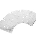Thick Iron Flat Leg Mounting Plates For Tables And Sofas Quickly Fix Wobbly Furniture Legs With Hella Sturdy Brackets, 5 pack.