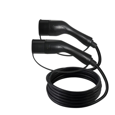 Kickstart Your Roll With This Heavy Duty EV Extension Cord Boasting Dual Head Plugs 16A 32A Fast Charge And Silver Plated Contacts for charging.