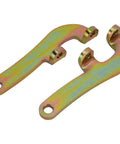 Chevy Spindle Flat Tie Rod Steering Arms Pair With Plain Steel Finish For 1949 To 1954 Chevy Passenger Car Spindles Five Eighth Inch Rod End Hole