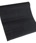 Self Adhesive Wood Grain Vinyl Wraps For Cabinets And Walls Removable Peel And Stick Furniture Cover roll of black PVC material.
