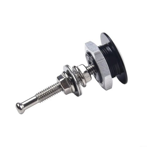 Heavy Duty Aluminum Bumper Fasteners For Car Trunk Hatch Lid Quick Release Locks 30mm Diameter Black Push Button Hood Latch Kit