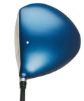 Non Conforming 520cc Behemoth Draw Driver With 10.5 Degree Offset And Anti Slice Tech For Straight Flights, Mens Right Handed Regular Flex Golf Club Today featuring blue oversized head and offset hosel for straighter drives.