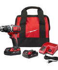 Top Shelf Cordless Drill Driver Combo Pack With Rock Solid All Metal Gears And 18 Volt Battery, charger and canvas bag included.